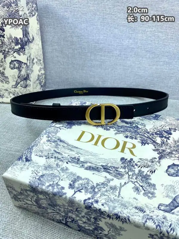 Dior belt 20mmX90-115cm 8L01